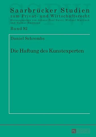 Die Haftung Des Kunstexperten