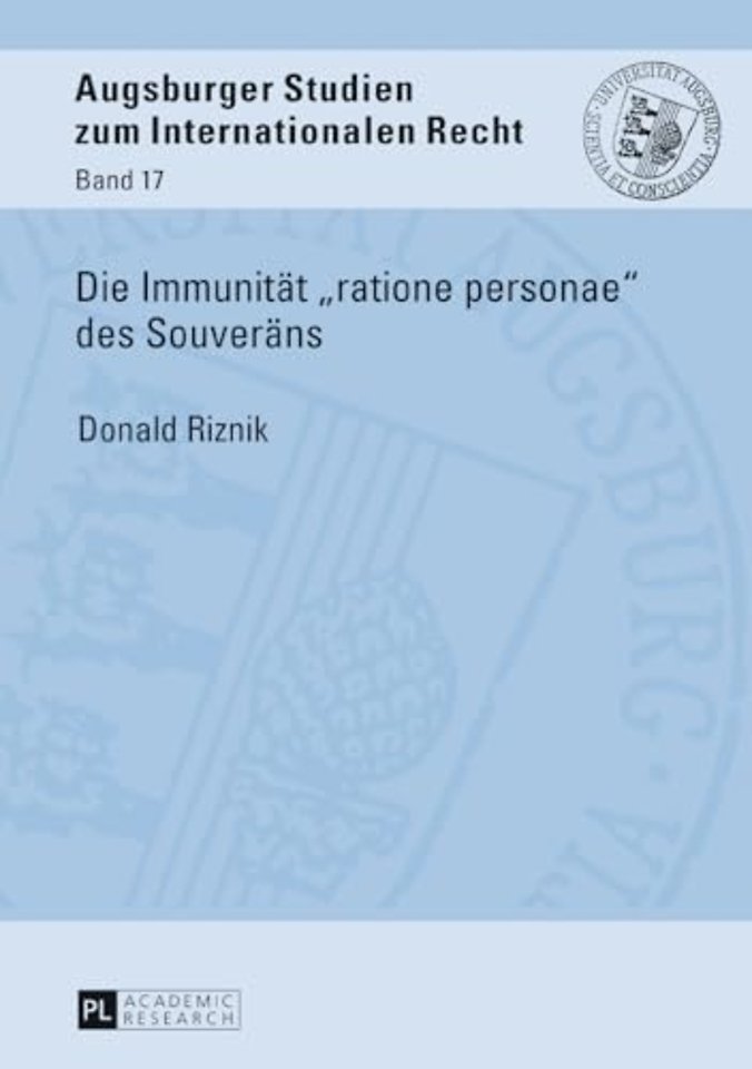 Die Immunitaet ratione personae des Souveraens