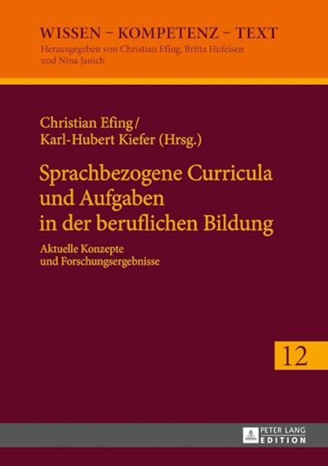 Sprachbezogene Curricula und Aufgaben in der beruflichen Bildung