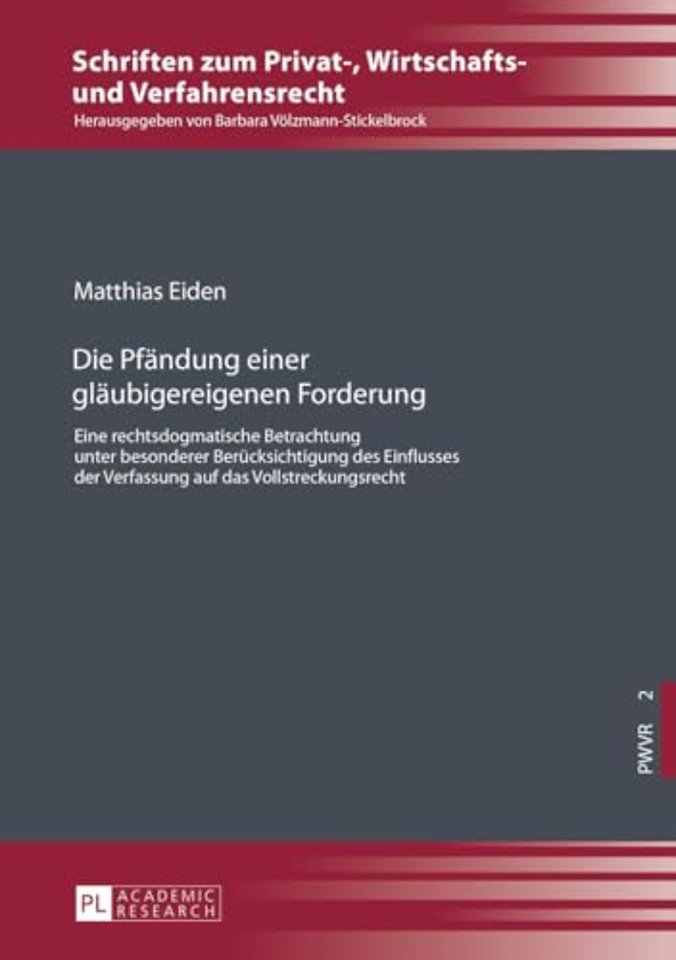 Die Pfaendung einer glaeubigereigenen Forderung