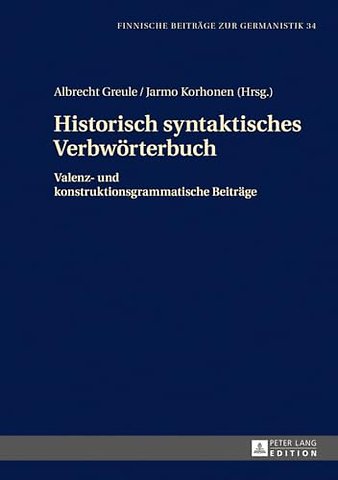 Historisch syntaktisches Verbwoerterbuch