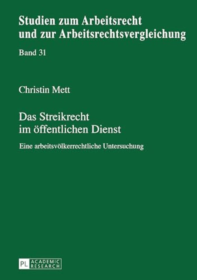 Das Streikrecht im oeffentlichen Dienst