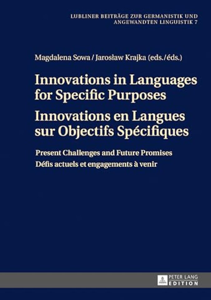 Innovations in Languages for Specific Purposes - Innovations en Langues sur Objectifs Specifiques