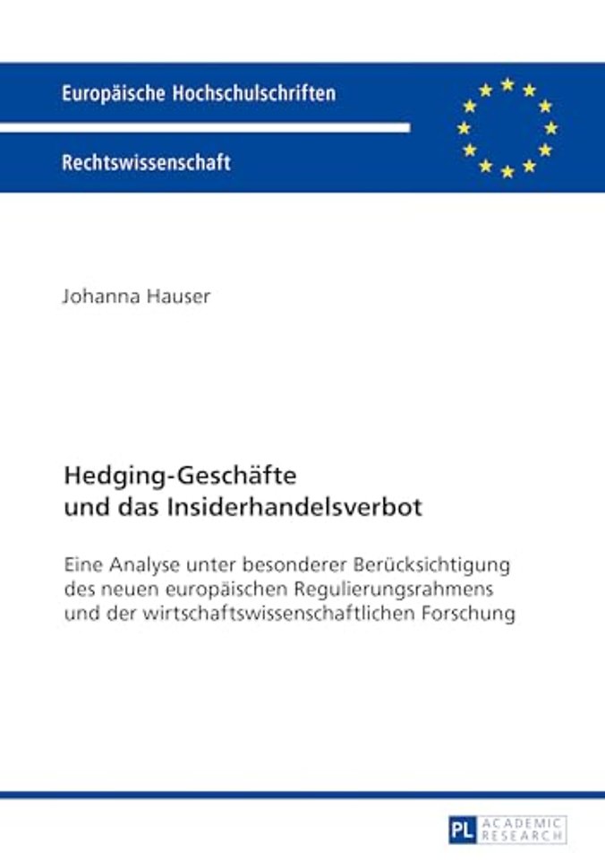 Hedging-Geschaefte und das Insiderhandelsverbot