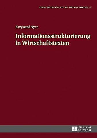 Informationsstrukturierung in Wirtschaftstexten