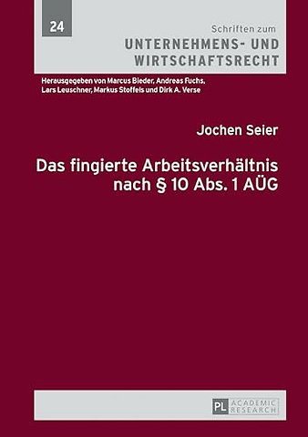 Das fingierte Arbeitsverhaeltnis nach § 10 Abs. 1 AUeG