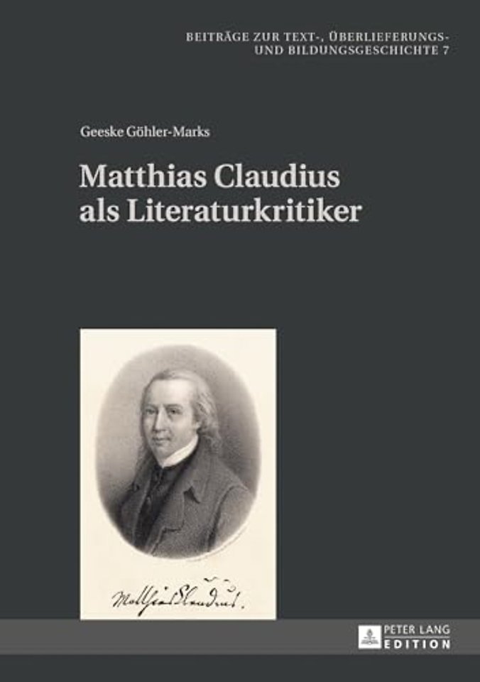Matthias Claudius ALS Literaturkritiker