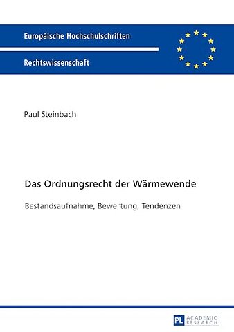 Das Ordnungsrecht der Waermewende