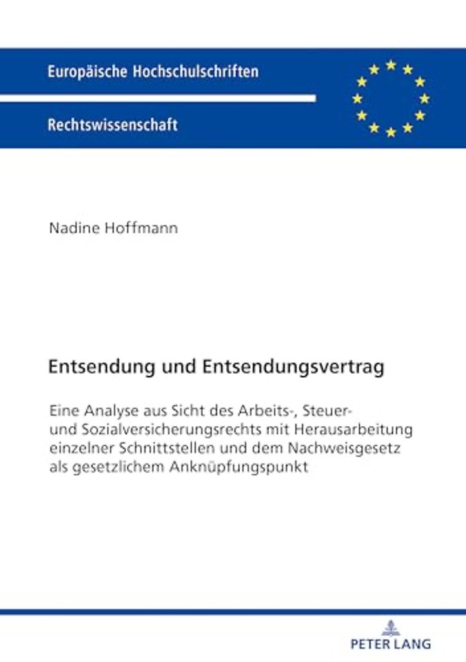 Entsendung und Entsendungsvertrag