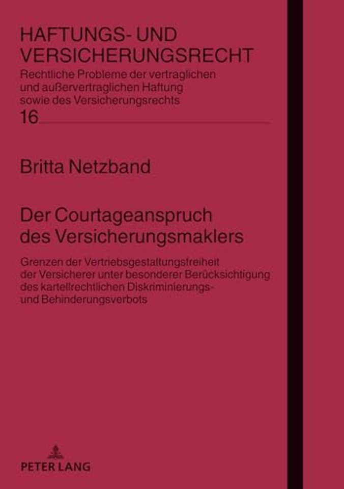 Der Courtageanspruch des Versicherungsmaklers
