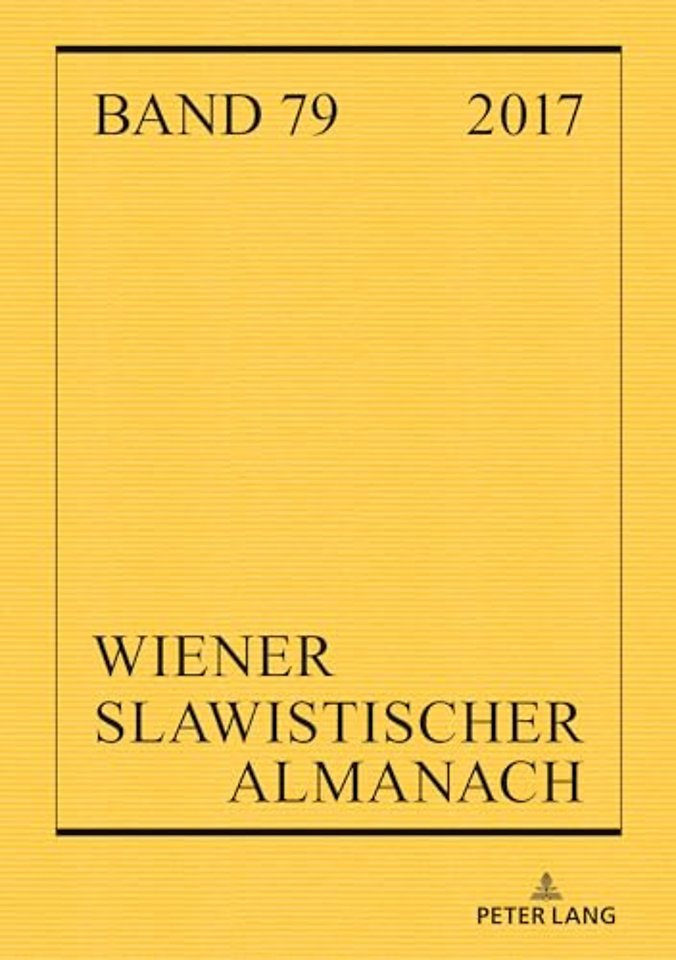 Wiener Slawistischer Almanach Band 79/2017