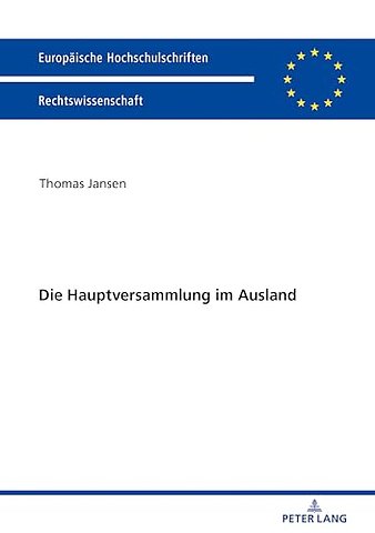 Die Hauptversammlung Im Ausland