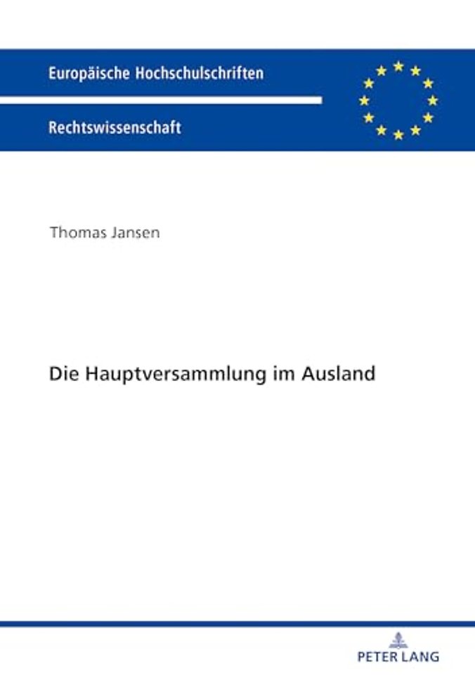 Die Hauptversammlung Im Ausland