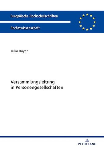 Versammlungsleitung in Personengesellschaften