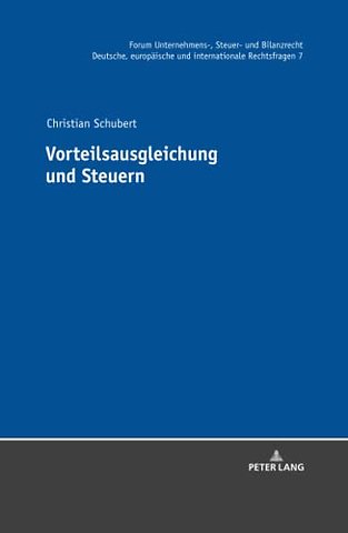 Vorteilsausgleichung Und Steuern