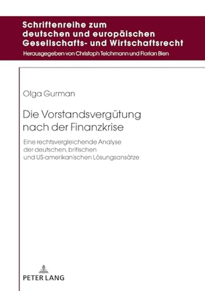 Die Vorstandsverguetung nach der Finanzkrise