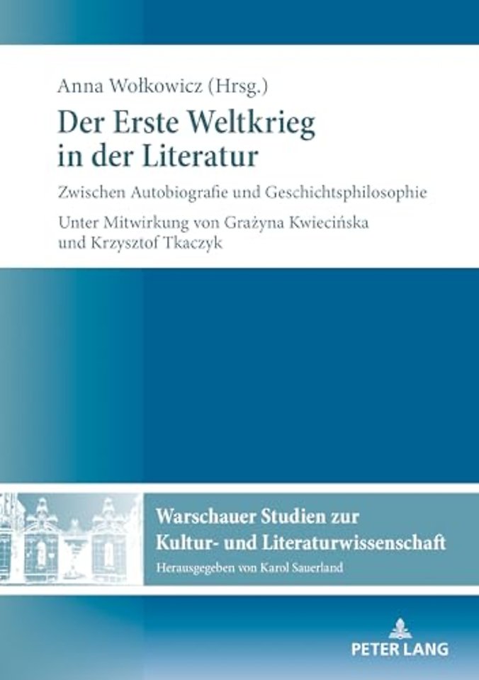 Der Erste Weltkrieg in der Literatur