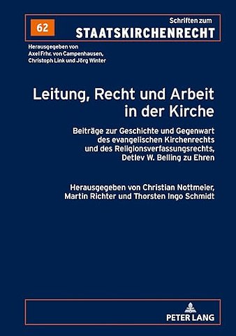 Leitung, Recht und Arbeit in der Kirche