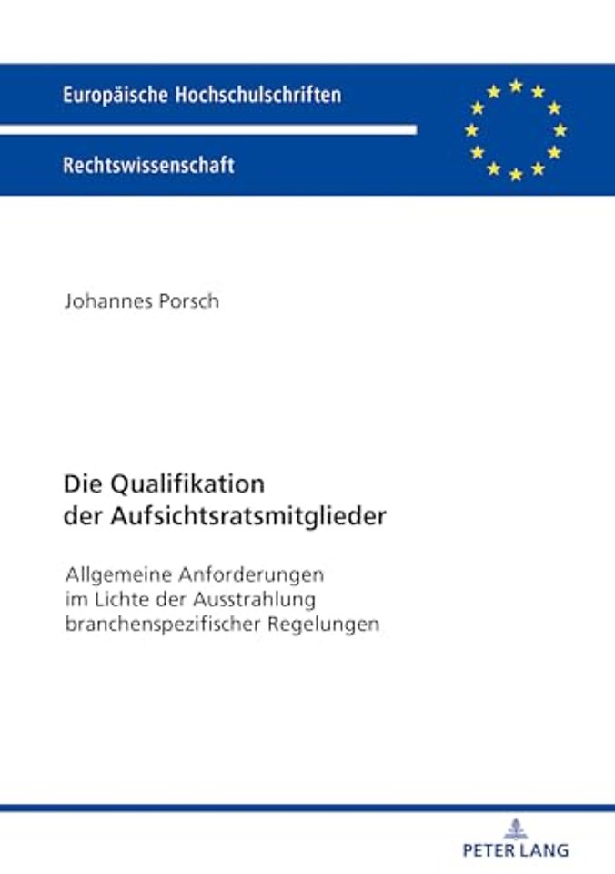 Die Qualifikation der Aufsichtsratsmitglieder