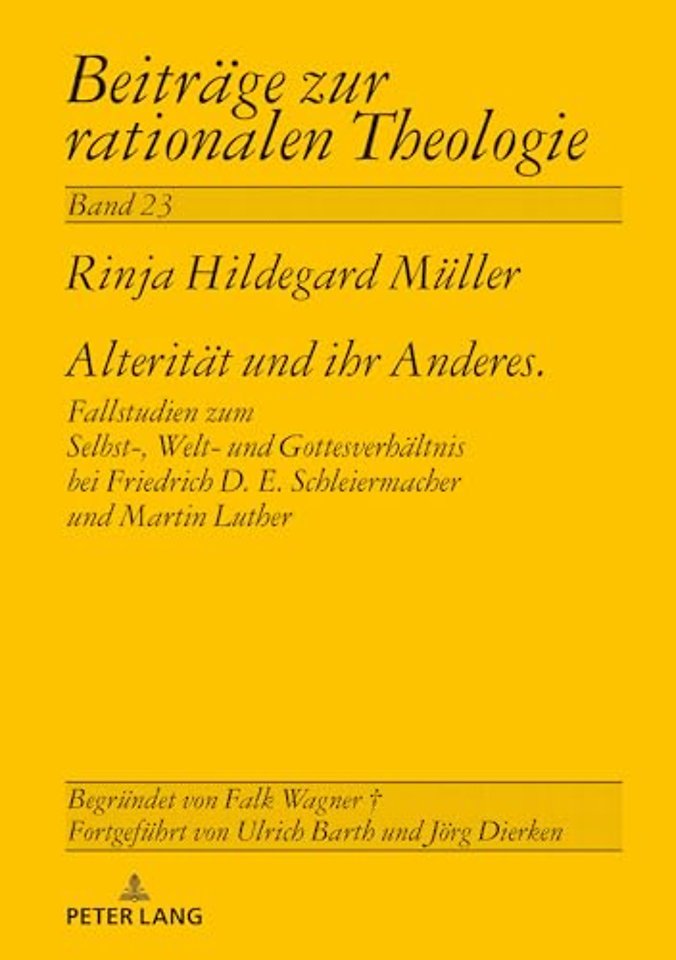 Alteritaet und ihr Anderes