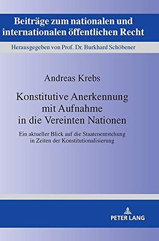 Konstitutive Anerkennung mit Aufnahme in die Vereinten Nationen