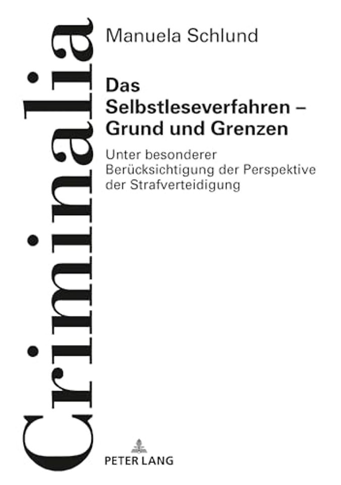 Das Selbstleseverfahren - Grund und Grenzen