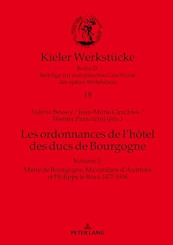 Les ordonnances de l'hotel des ducs de Bourgogne