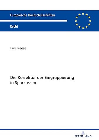 Die Korrektur Der Eingruppierung in Sparkassen