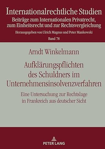 Aufklaerungspflichten des Schuldners im Unternehmensinsolvenzverfahren