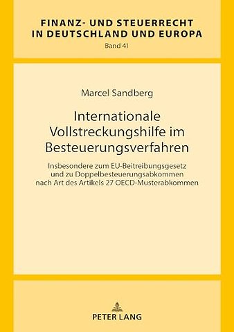 Internationale Vollstreckungshilfe Im Besteuerungsverfahren