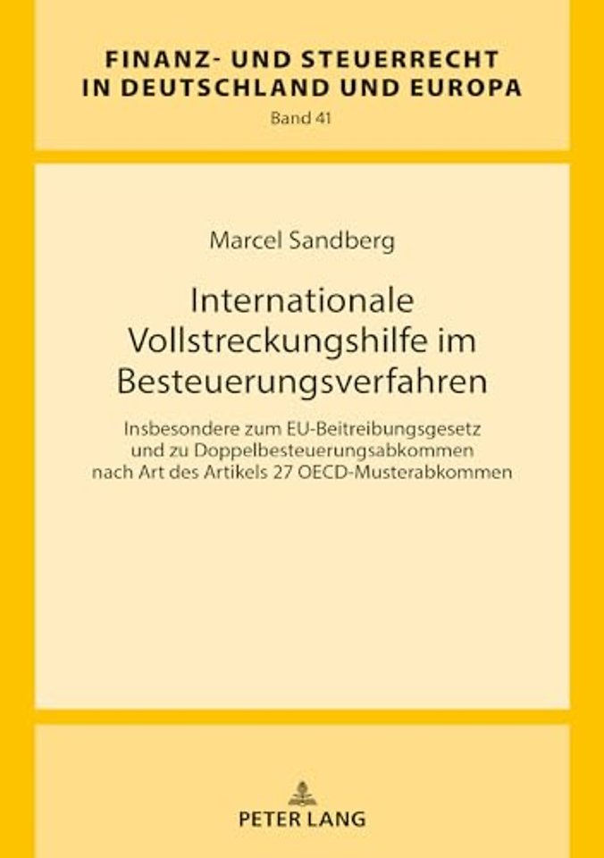 Internationale Vollstreckungshilfe Im Besteuerungsverfahren