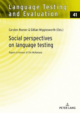 Social perspectives on language testing