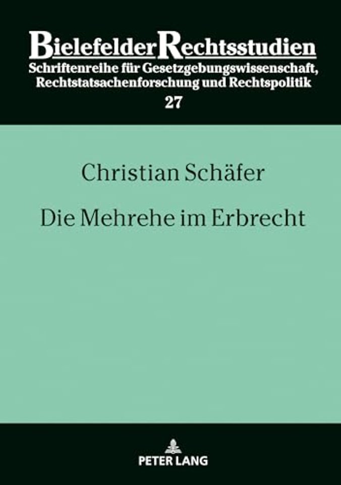 Die Mehrehe Im Erbrecht