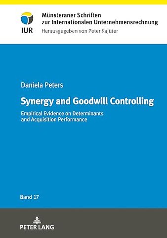 Synergy and Goodwill Controlling