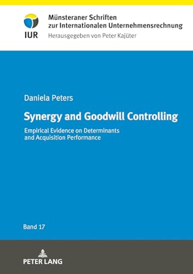 Synergy and Goodwill Controlling