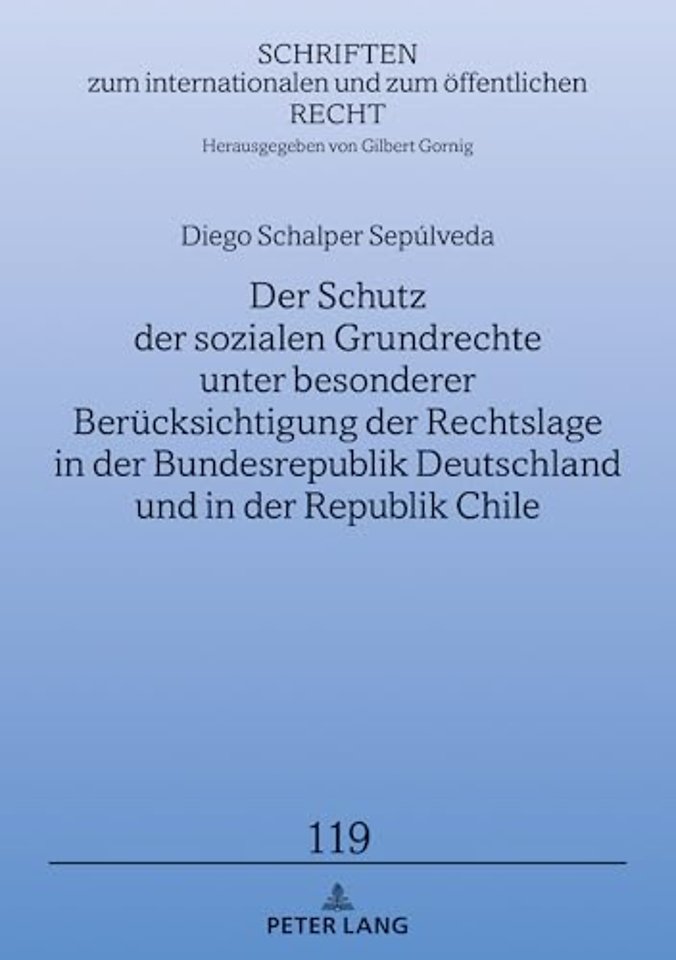 Der Schutz Der Sozialen Grundrechte Unter Besonderer Beruecksichtigung Der Rechtslage in Der Bundesrepublik Deutschland Und in Der Republik Chile