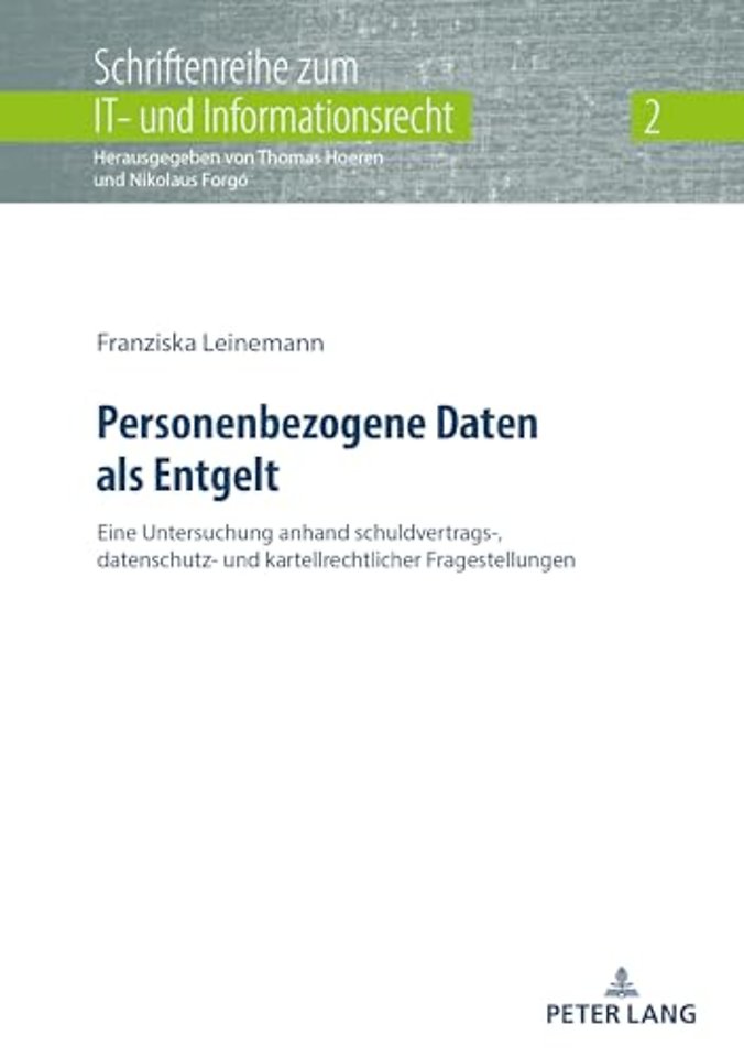 Personenbezogene Daten ALS Entgelt