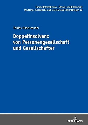 Doppelinsolvenz Von Personengesellschaft Und Gesellschafter