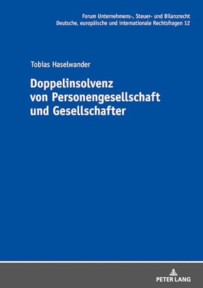 Doppelinsolvenz Von Personengesellschaft Und Gesellschafter