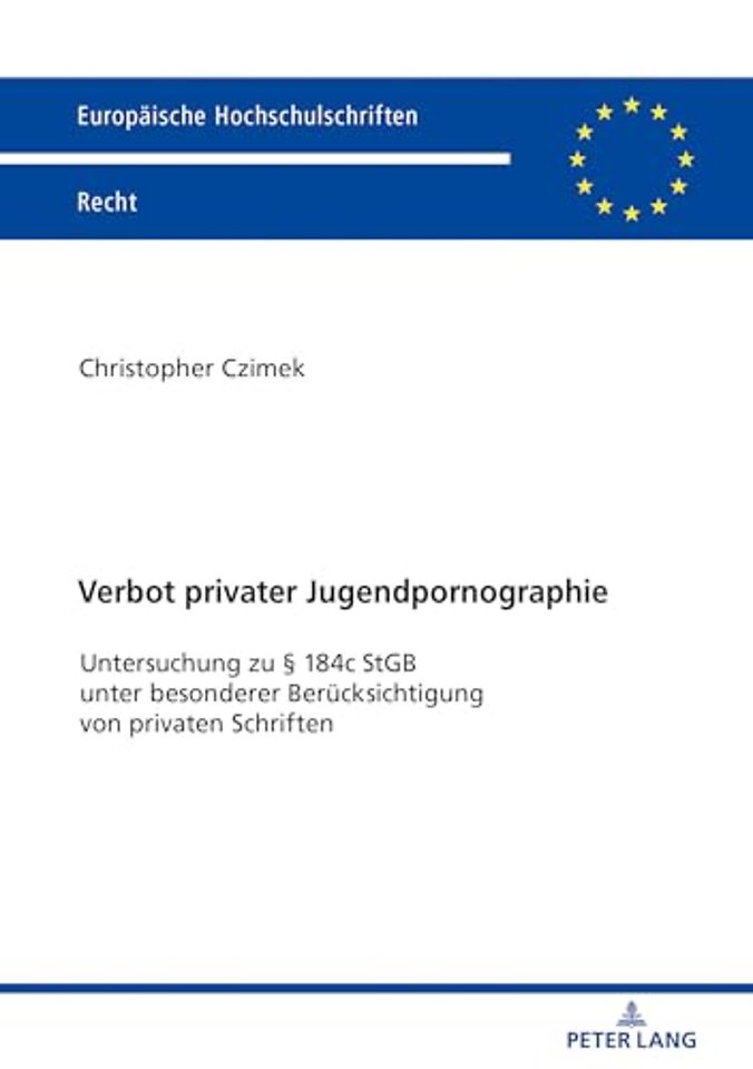 Verbot Privater Jugendpornographie
