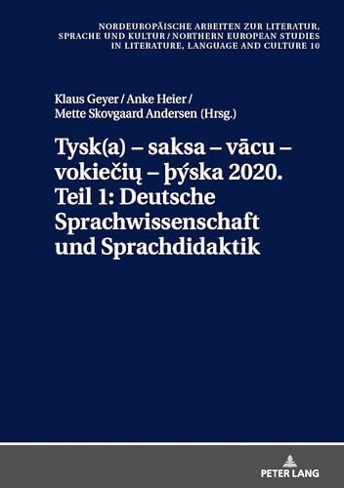 Tysk(a) - saksa - vācu - vokiečių - Þyska 2020. Teil 1