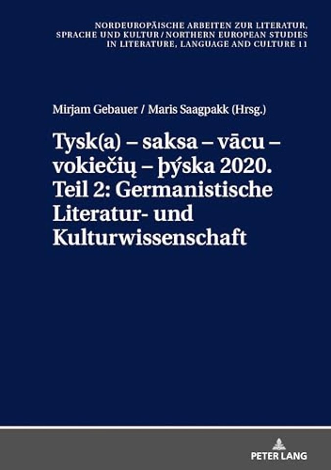 Tysk(a) - saksa - vācu - vokiečių - Þyska 2020. Teil 2