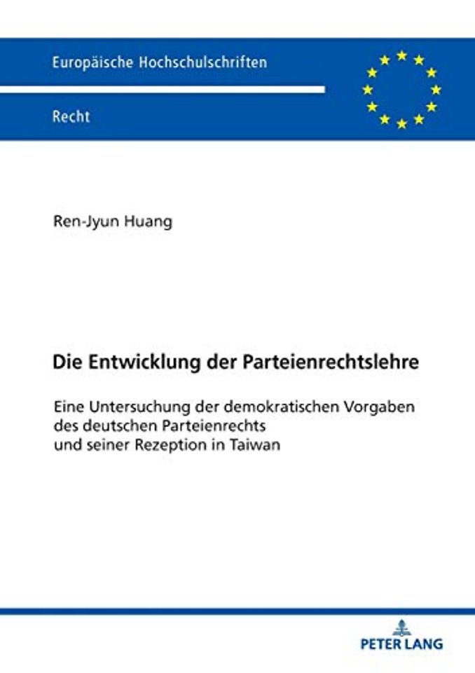 Die Entwicklung der Parteienrechtslehre