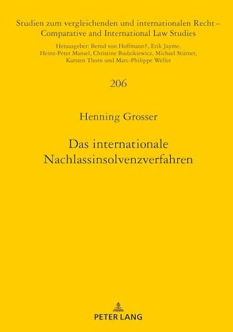 Das internationale Nachlassinsolvenzverfahren