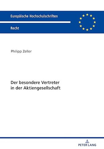 Der besondere Vertreter in der Aktiengesellschaft