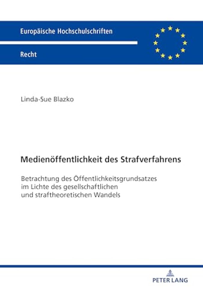 Medienoeffentlichkeit des Strafverfahrens