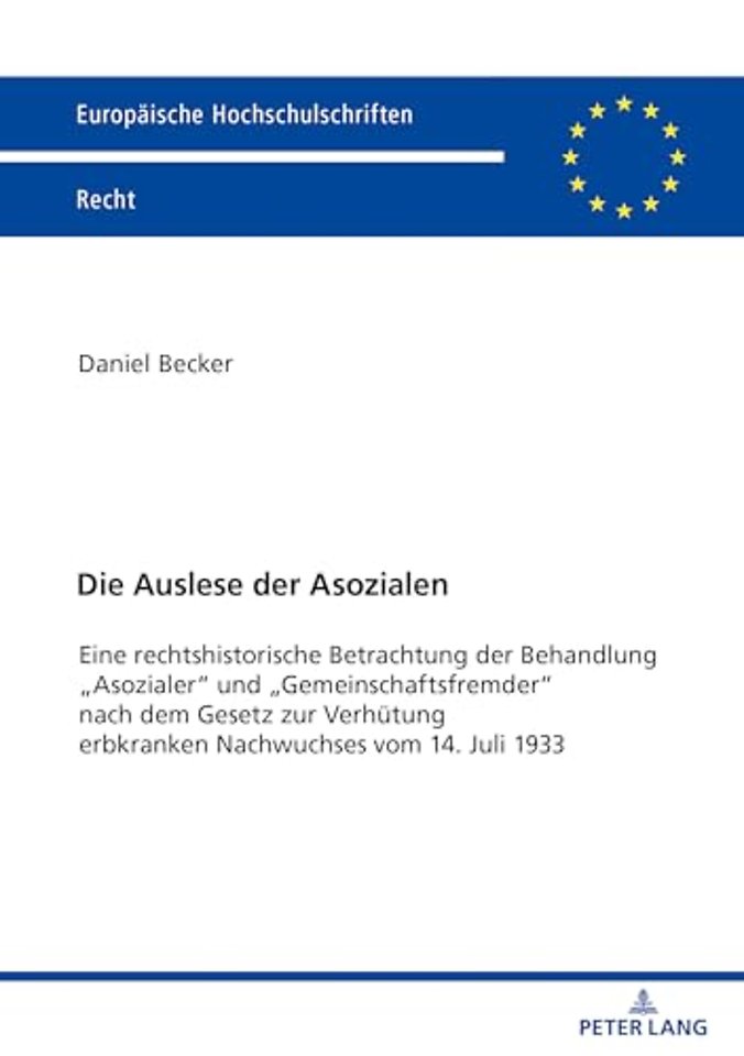 Die Auslese der Asozialen