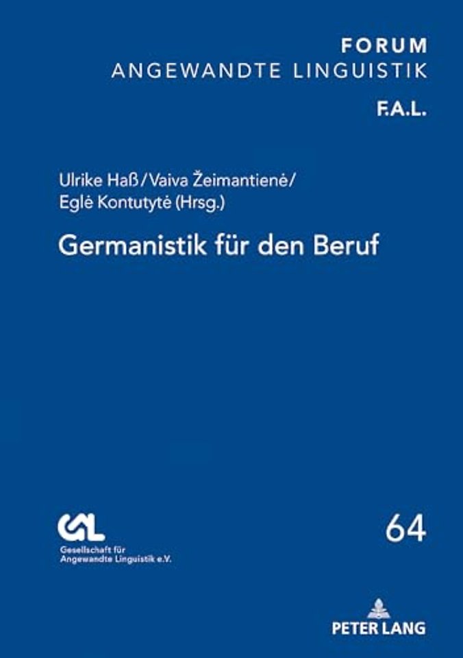 Germanistik fuer den Beruf