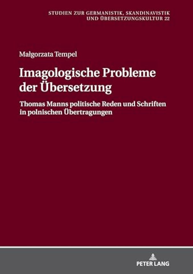 Imagologische Probleme Der Uebersetzung