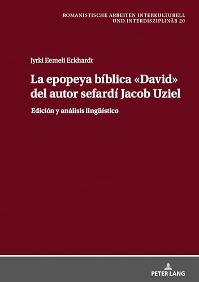 La epopeya biblica David del autor sefardi Jacob Uziel
